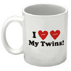 I Love My Twins Personalized Mug